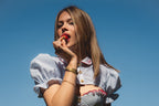 CHEMISE DEMY RAYÉE (bleu ciel/blanc)