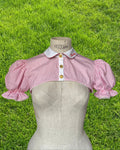 CHEMISE DEMY RAYÉE (rose/blanc)