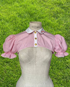 CHEMISE DEMY RAYÉE (rose/blanc)