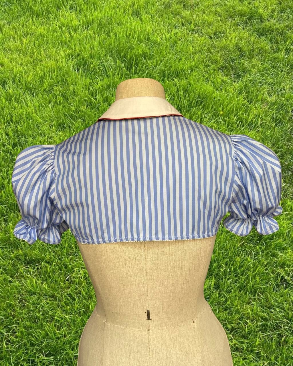 CHEMISE DEMY RAYÉE (bleu ciel/bleu)