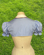 CHEMISE DEMY RAYÉE (bleu ciel/bleu)