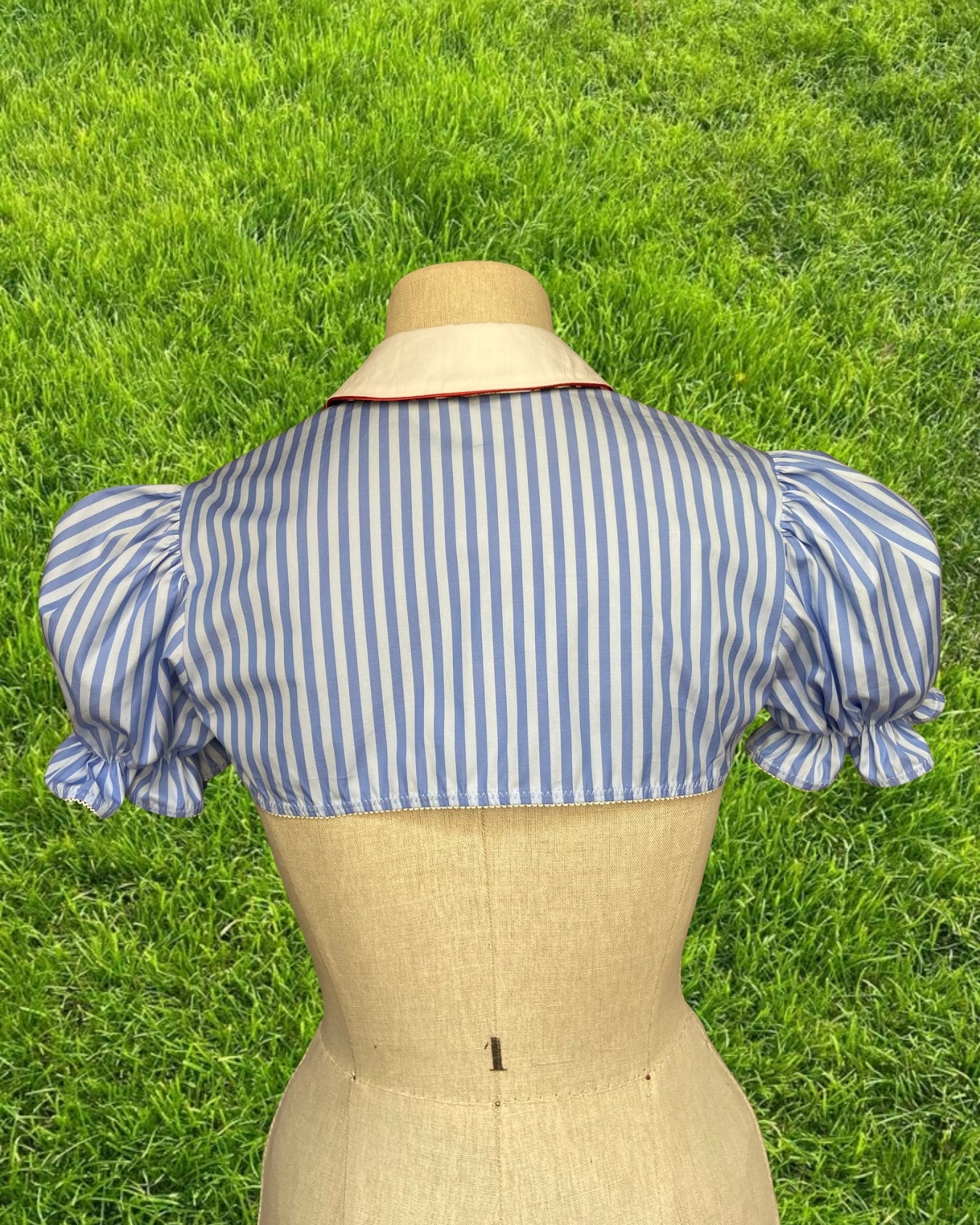 CHEMISE DEMY RAYÉE (bleu ciel/bleu)