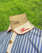 CHEMISE DEMY RAYÉE (bleu ciel/bleu)