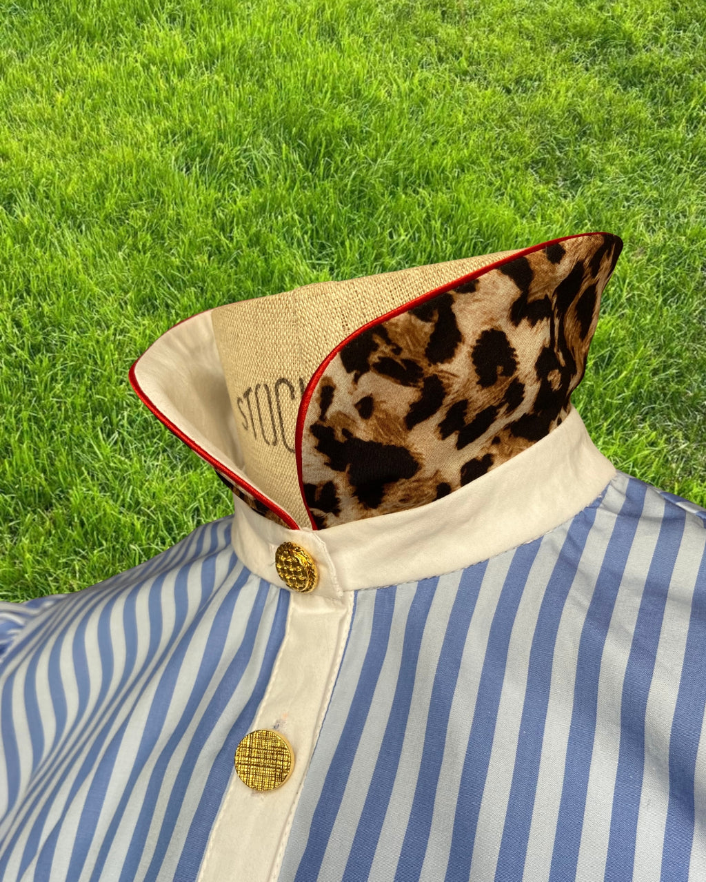 CHEMISE DEMY RAYÉE (bleu ciel/bleu)