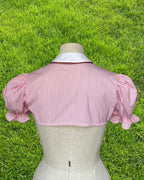 CHEMISE DEMY RAYÉE (rose/blanc)