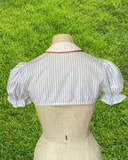 CHEMISE DEMY RAYÉE (bleu ciel/blanc)